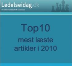 Ledelseidag.dk top 10 mest læste artikler i 2010